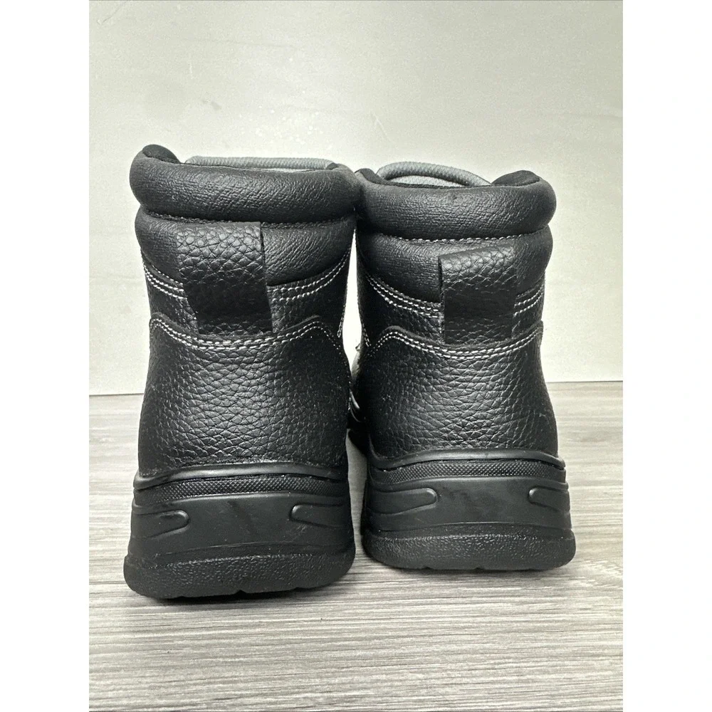 Skechers Burgin-Tarlac‎ Steel Toe Boot Black Mens Size 10.5W
